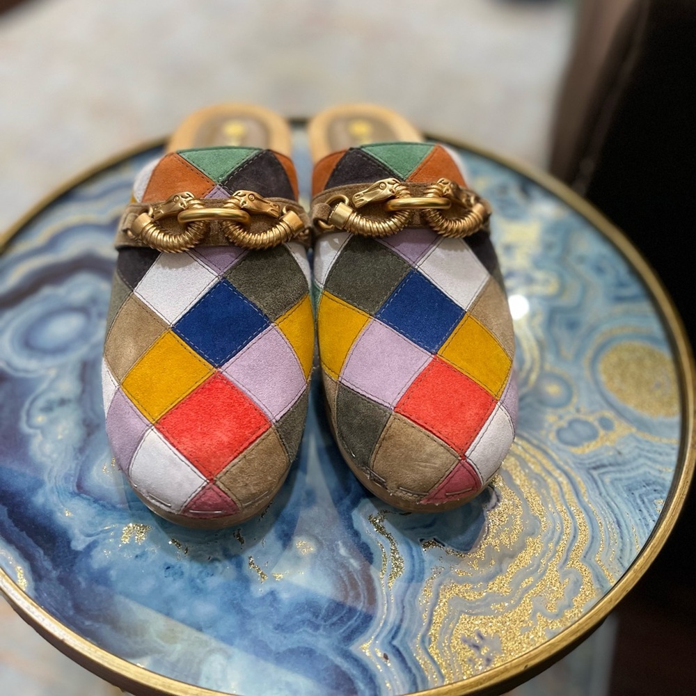 Tory Burch Mules 
Multicolor  leather